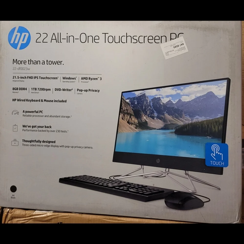 HP 22 All In One PC.